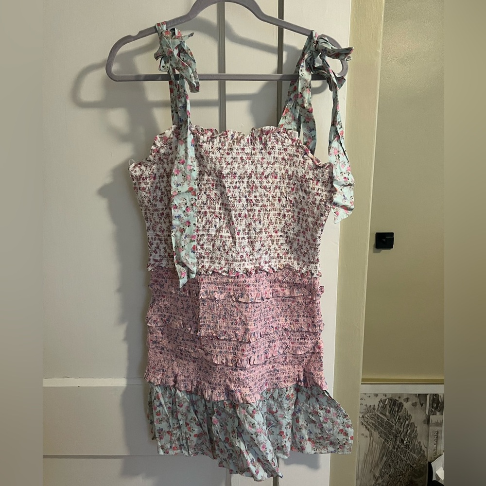 LoveShackFancy + Target Adeline Dress Ruffle Floral Sleeveless Mini